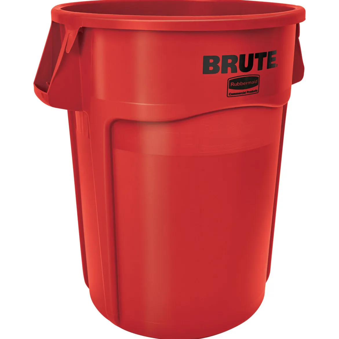 Rubbermaid® Brute® 44 Gallon Red Vented Trash Container