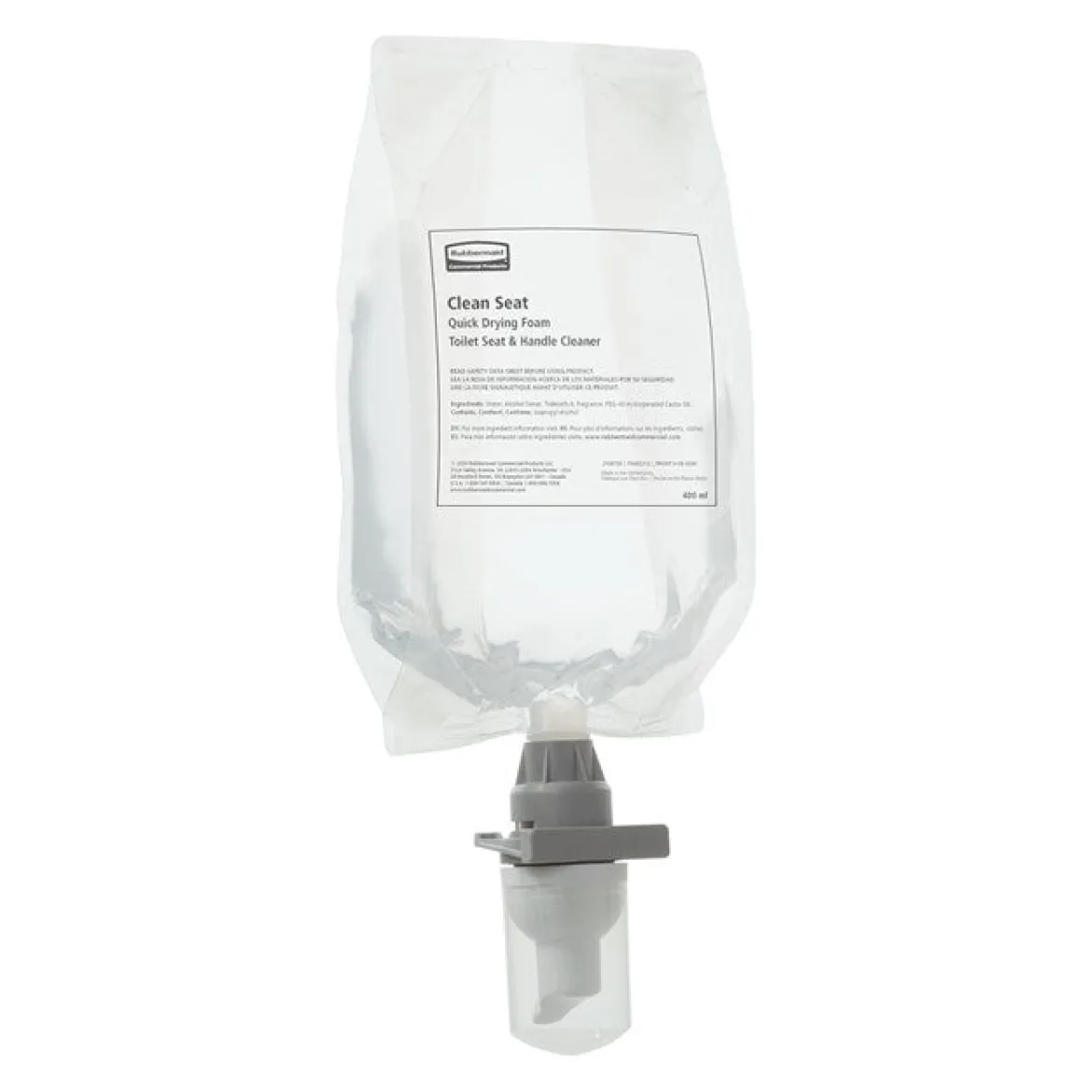 Rubbermaid® Clean Seat Foaming Toilet Seat Cleaner (400 ml Dispenser Refills) - Case of 12
