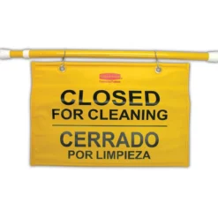 Rubbermaid® Doorway Hanging 'Closed for Cleaning' Safety Sign
