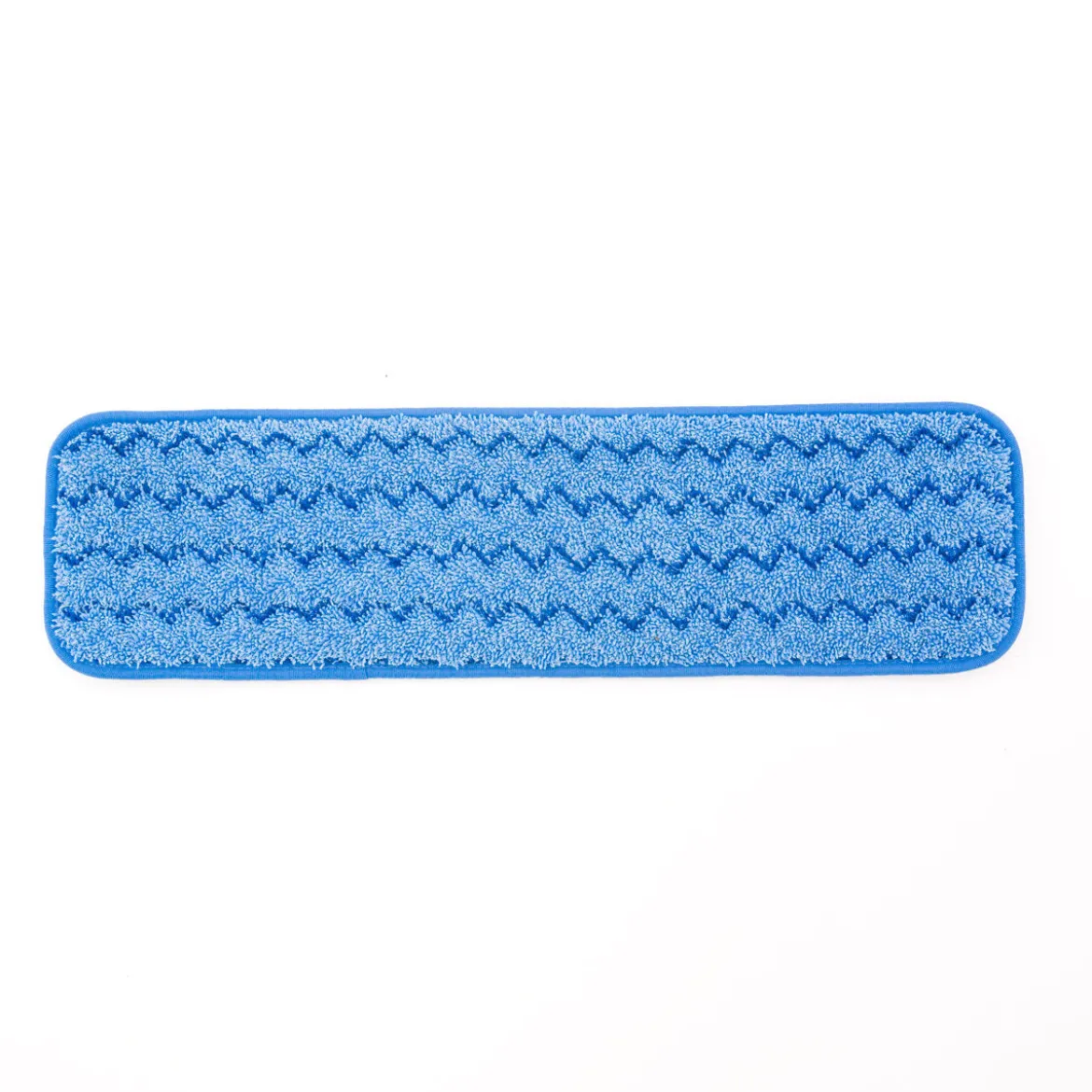 Rubbermaid® Hygen™ 18" Blue Microfiber Wet Mop Pads w/ Blue Edging - Case of 12