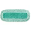 Rubbermaid® Hygen™ 18" Green Microfiber Dust Mop w/ Fringe - Looped Ends