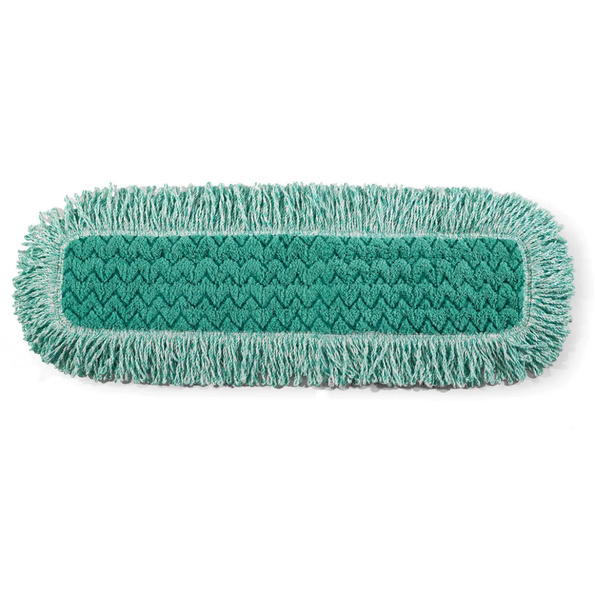 Rubbermaid® Hygen™ 24" Green Microfiber Dust Mop w/ Fringe - Looped Ends
