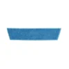 Rubbermaid 18" Light Commercial Blue Microfiber Wet Mop Pads - Case of 12