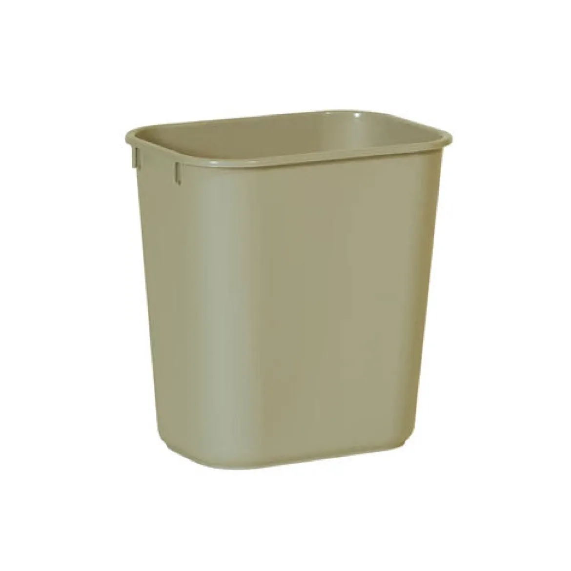 Rubbermaid® 13 Quart Beige Wastebaskets - Case of 12