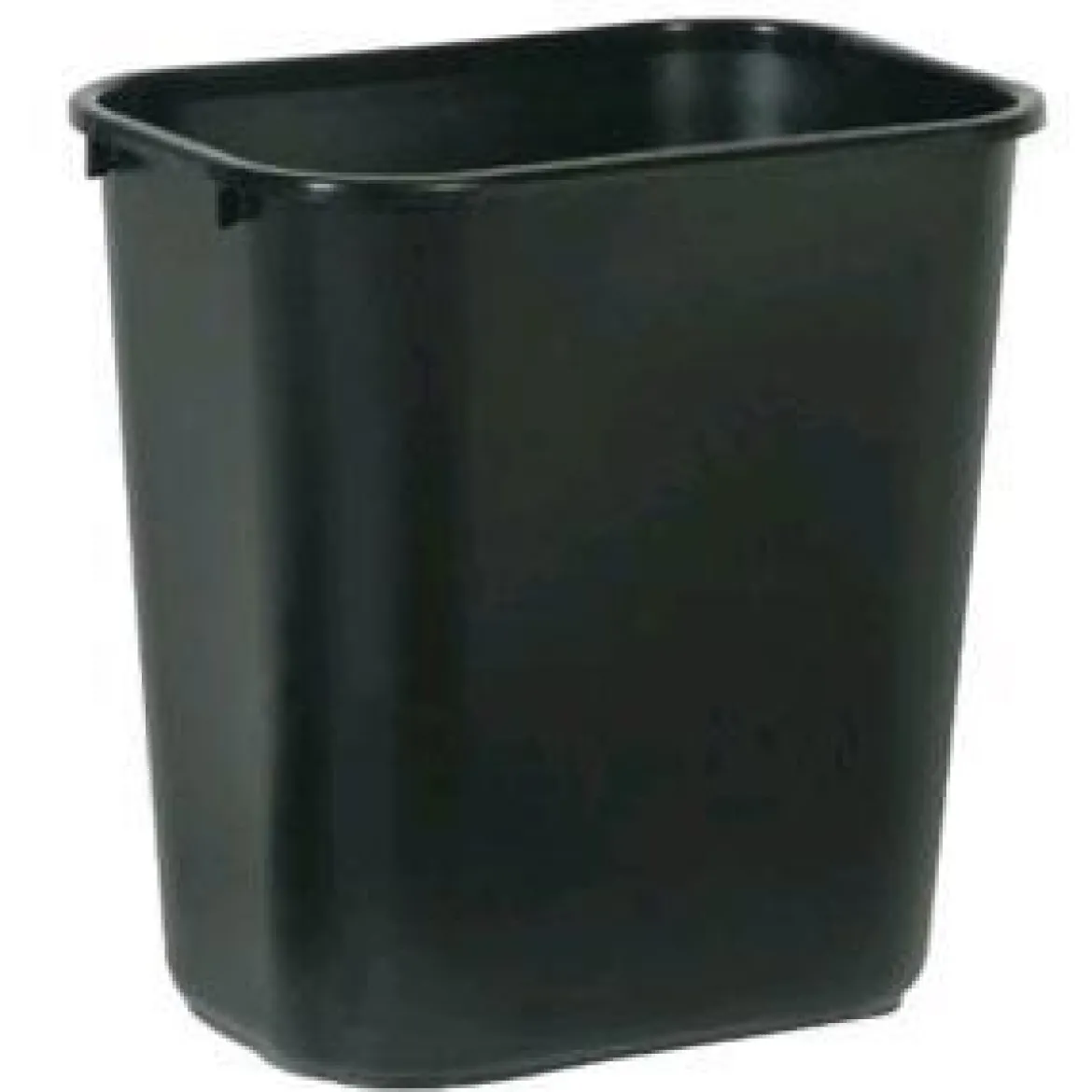 Rubbermaid® 28 Quart Black Waste Basket