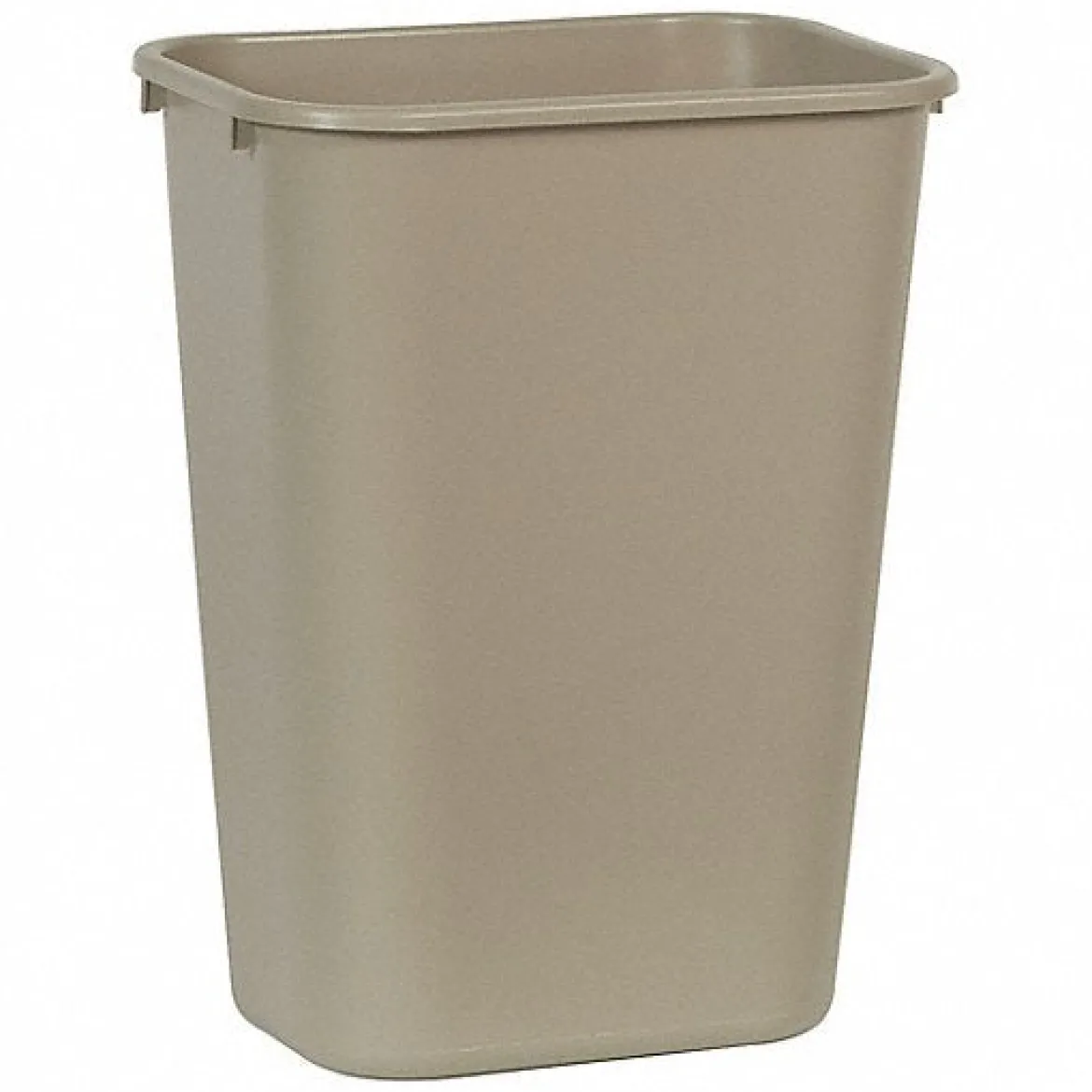 Rubbermaid® 41 Quart Large Wastebasket (#FG295700BEIG) - Beige