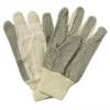 Safety Zone® Black PVC Dotted Cotton Canvas Gloves - Case of 300
