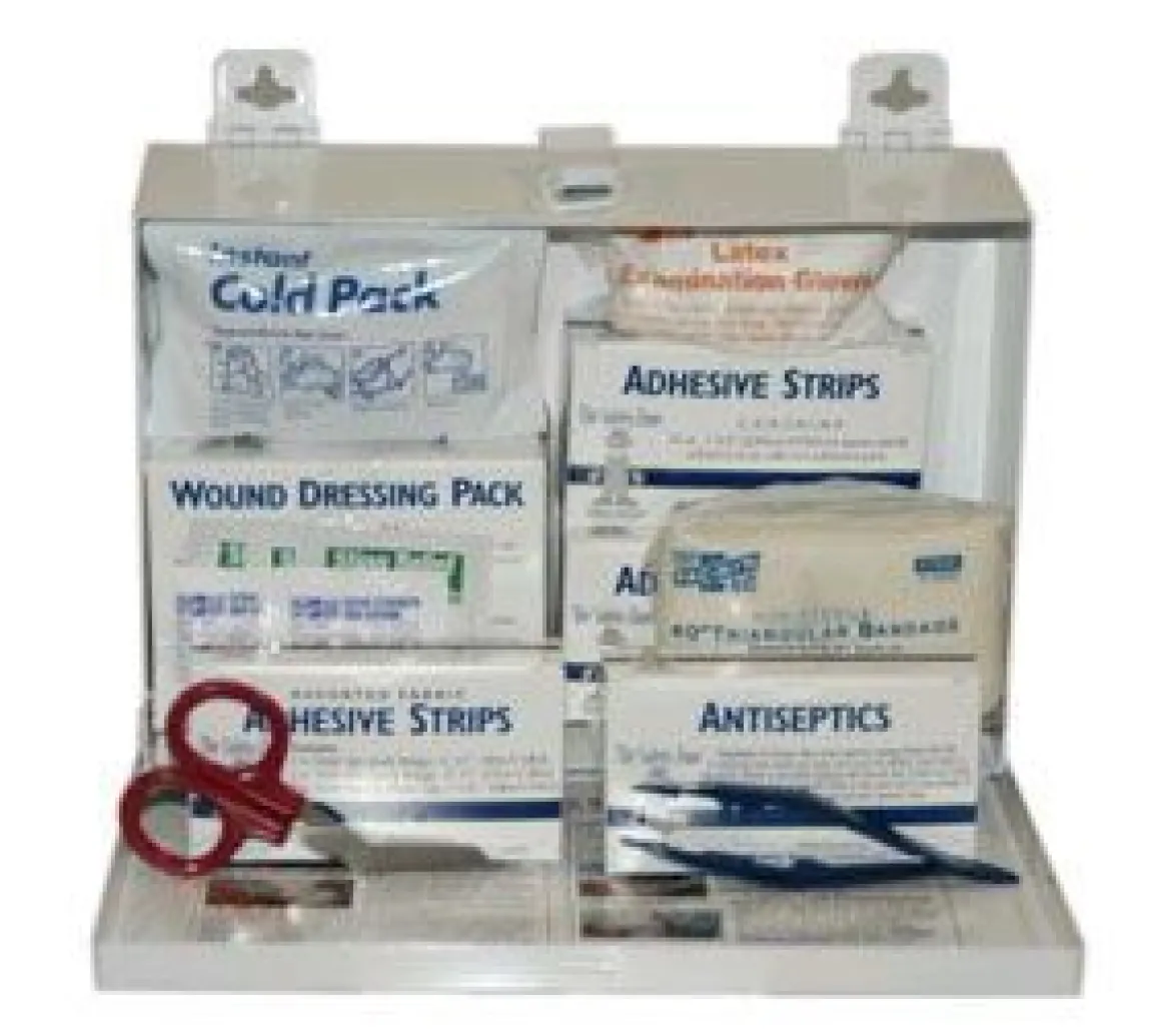 Safety Zone® Medium Sized First Aid Kit (25 Man) - Metal Case