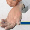 Safety Zone® 3.6 Mil Clear Disposable Vinyl Powdered Gloves (S - XL Sizes Available) - Case of 1000