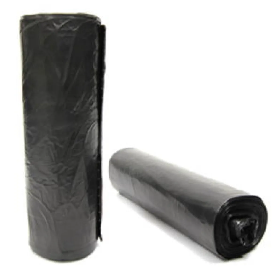 Sak-It™ 40 - 45 Gallon Black Low Density Coreless Trash Can Bags (40" x 46" | 1.5 Mil) - Case of 150