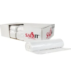 Sak-Itâ„¢ 20 - 30 Gallon Clear High Density Coreless Trash Can Liners (30" x 37" | 10 Microns) - Case of 500