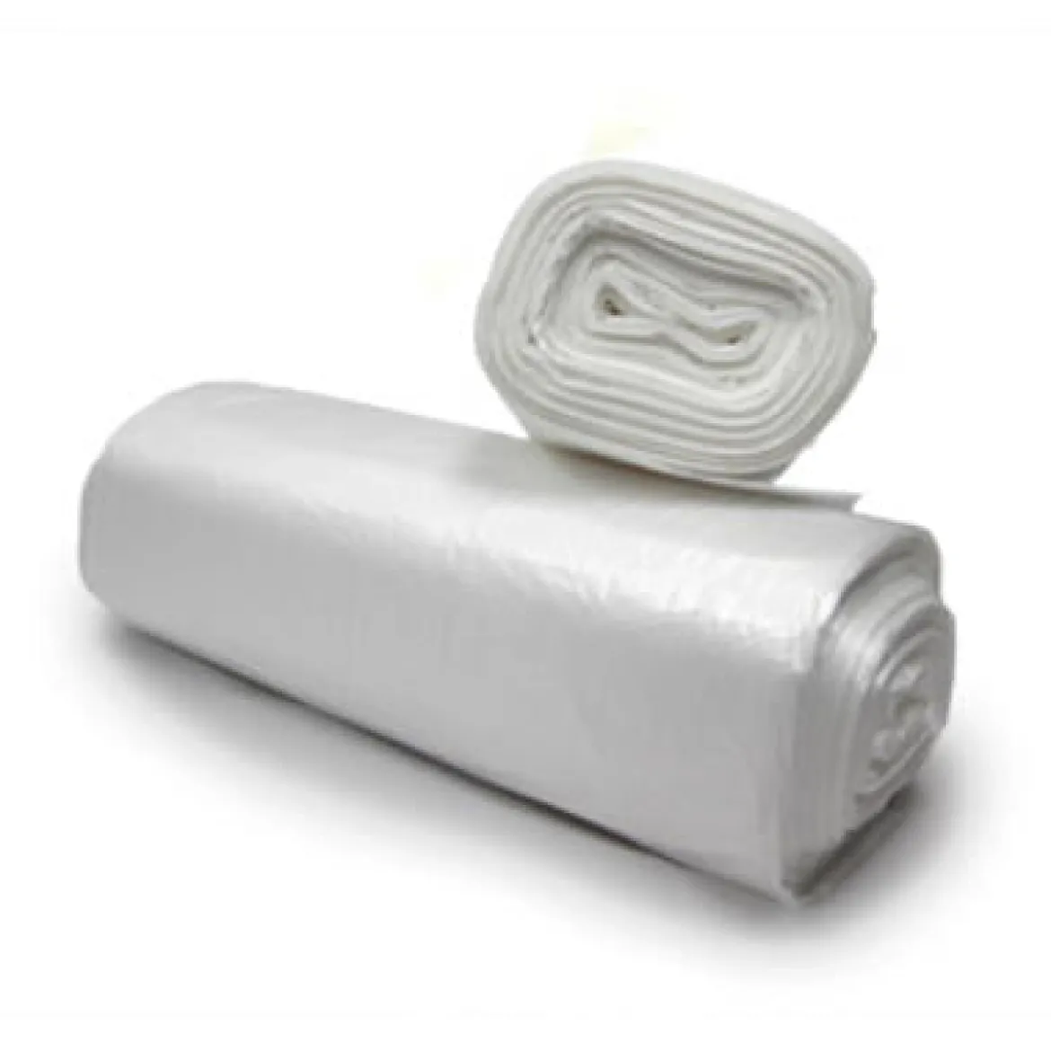 Sak-It™ 7 - 10 Gallon Clear High Density Coreless Trash Can Liners (20" x 22" | 6 Microns) - Case of 2000