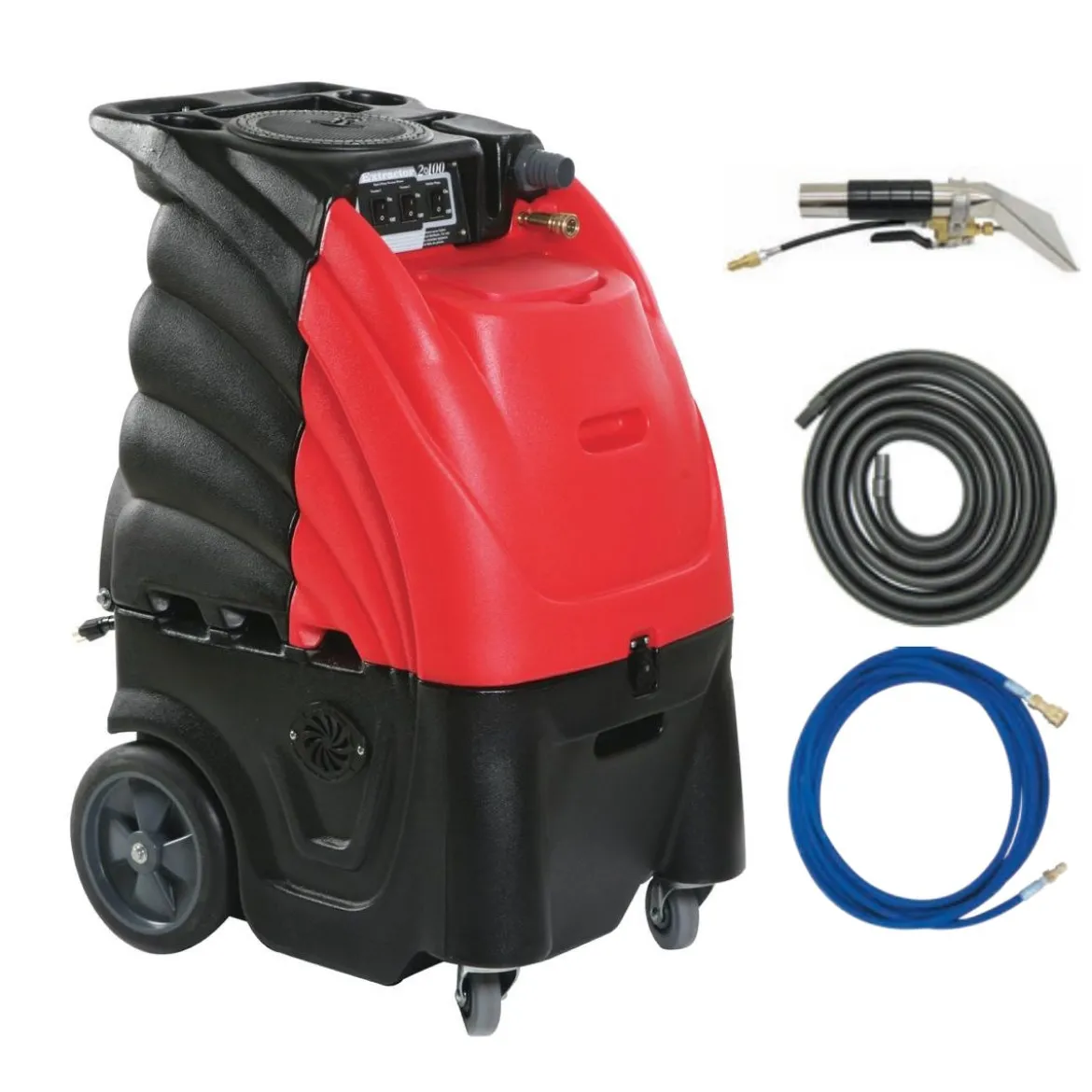Sandia Indy 100 PSI Heated Automotive Carpet Extractor & Detailer w/ 25' Hose & 4" Tool - 12 Gallons