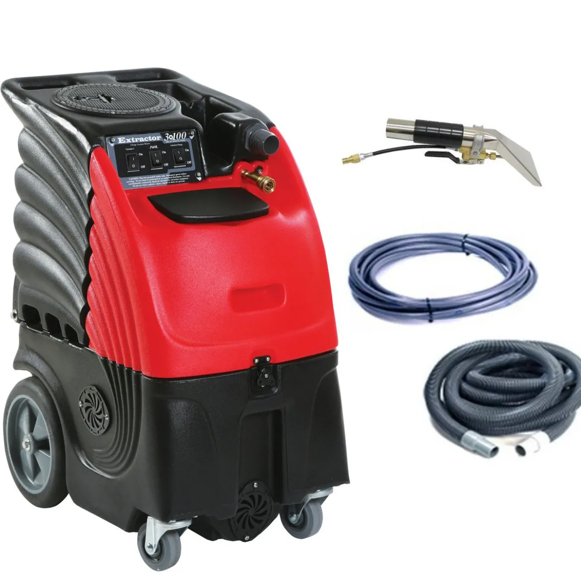 Sandia Indy 100 PSI Heated Upholstery & Carpet Extractor w/ 15' Hose & 4" Upholstery Tool - 6 Gallons