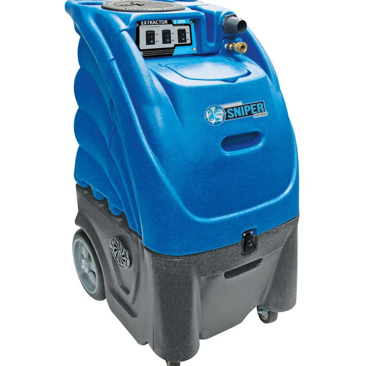 Sandia Sniper 100 PSI Heated Carpet Steam Cleaner Extractor (12" Wand & 25' Hose Sold Separately)