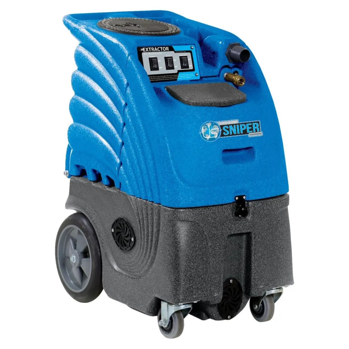 Sandia Sniper 300 PSI Heated 6 Gallon Compact Carpet Extractor w/ Dual 3-Stage Vac Motors (12" Wand & 15' Hose Sold Separately)
