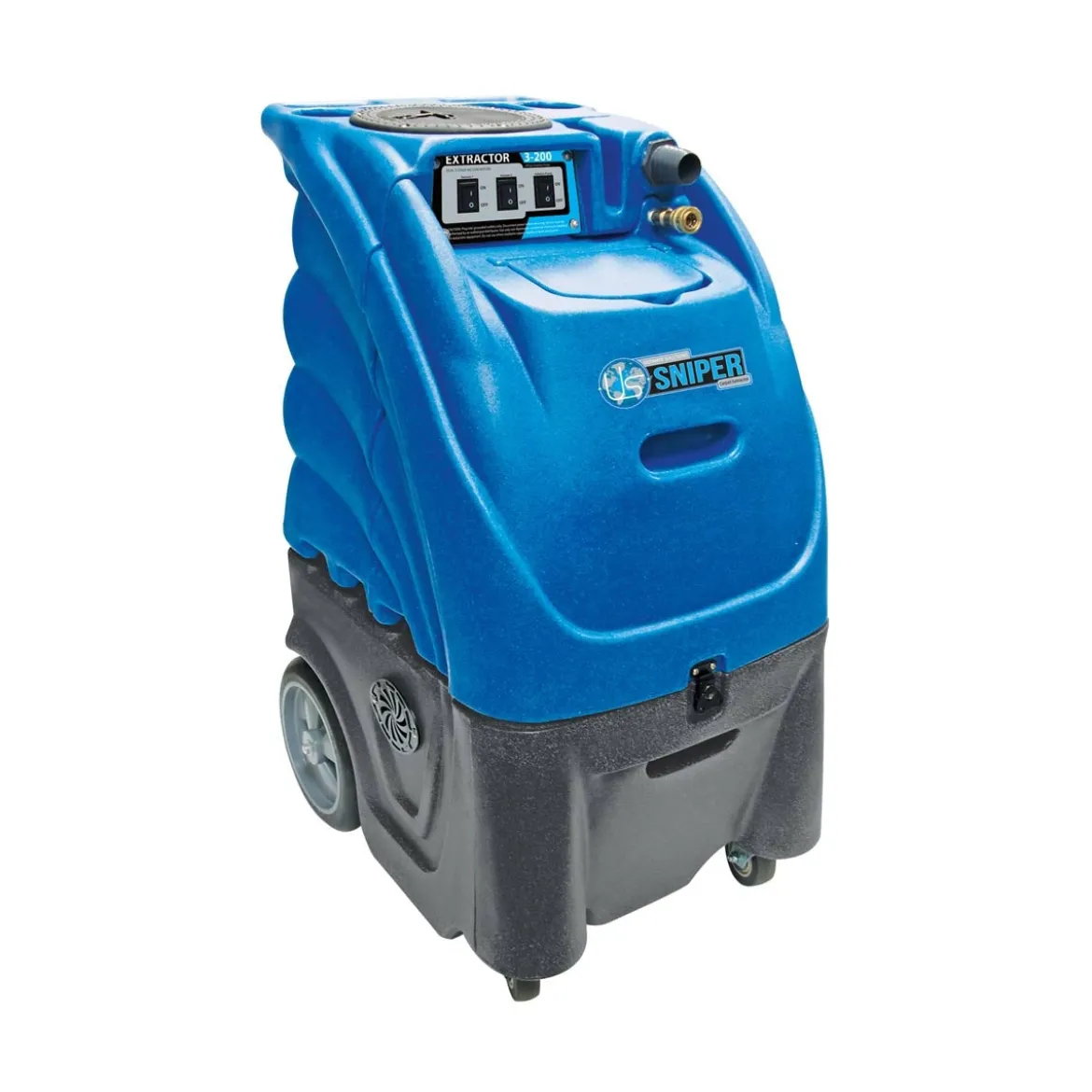 Sandia Sniper 200 PSI Heated 12 Gallon Carpet Extractor w/ Dual 2-Stage Vac Motors (12" Wand & 25' Hose Sold Separately)