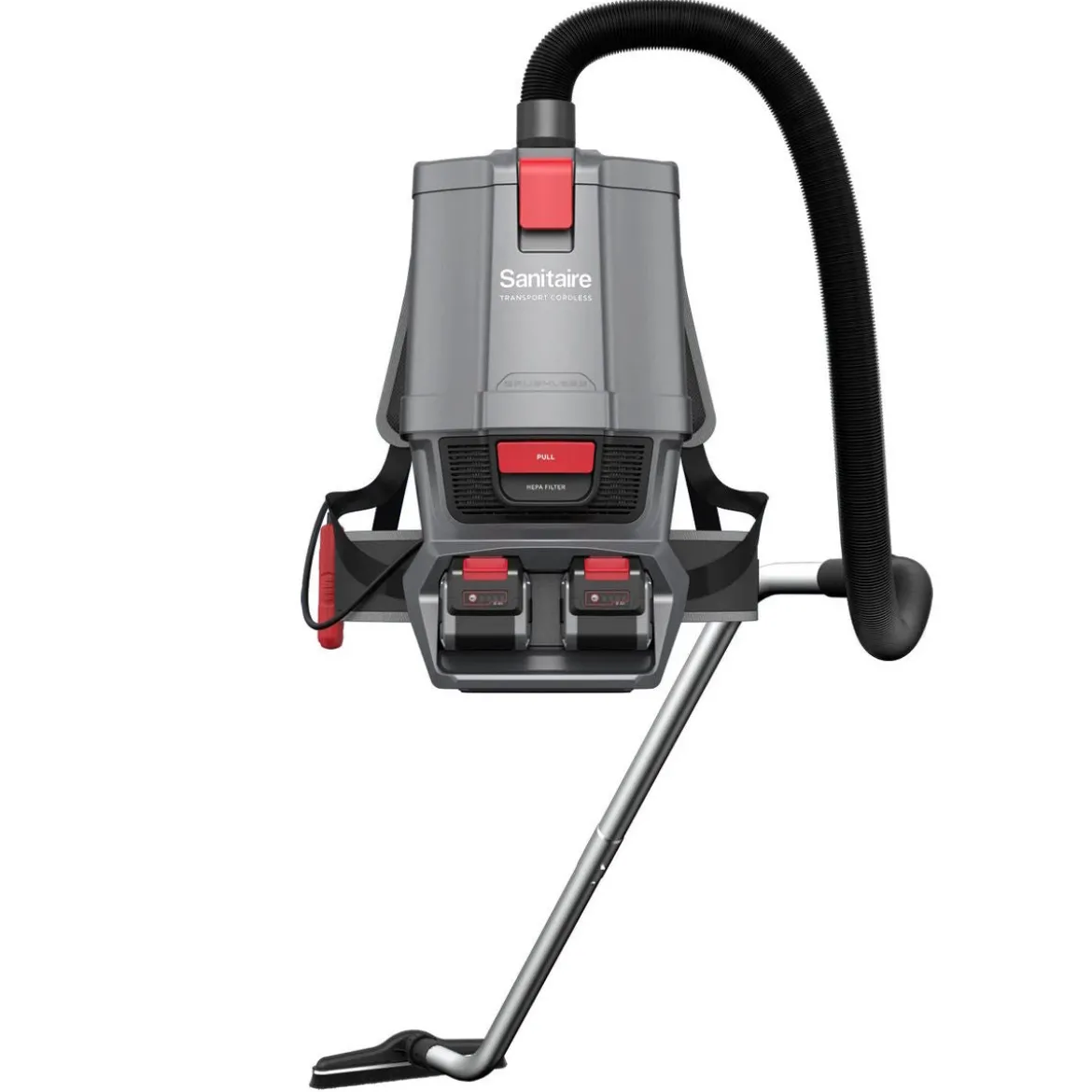 Sanitaire® Transport® Cordless Backpack Vacuum w/ 2 Batteries, Charger & Toolkit