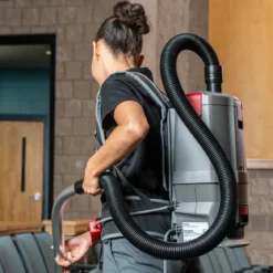 Sanitaire® Transport® 4 Qt. Corded Backpack Vacuum w/ 6 Piece Tool Kit