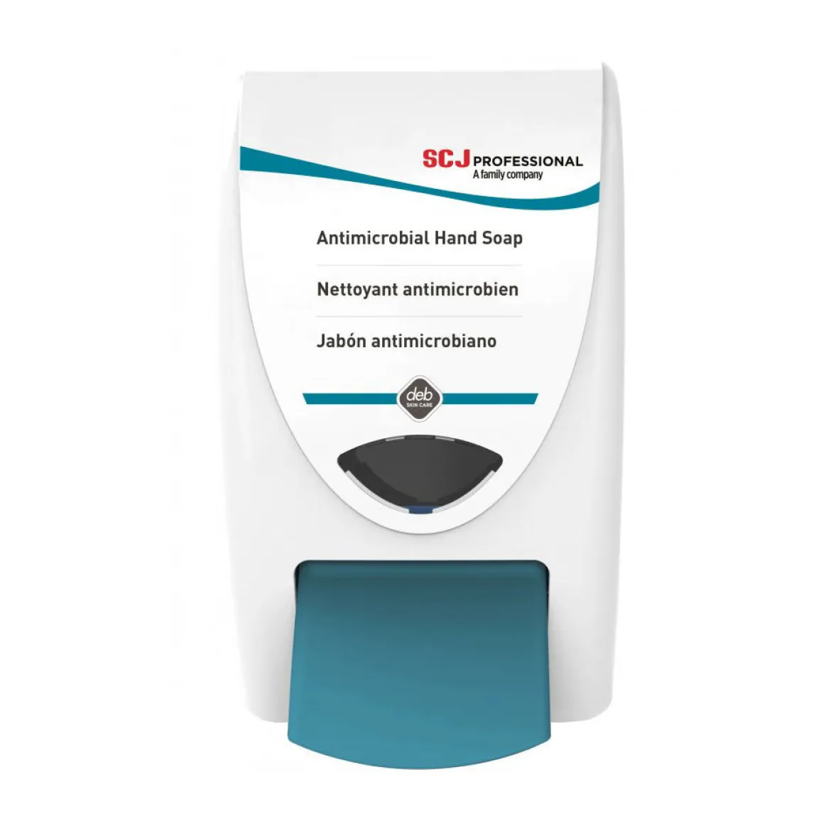 SC Johnson® Cleanse AntiBac Manual Dispensers for Deb® Antimicrobial Hand Soap (2 Liter | White) - Case of 8