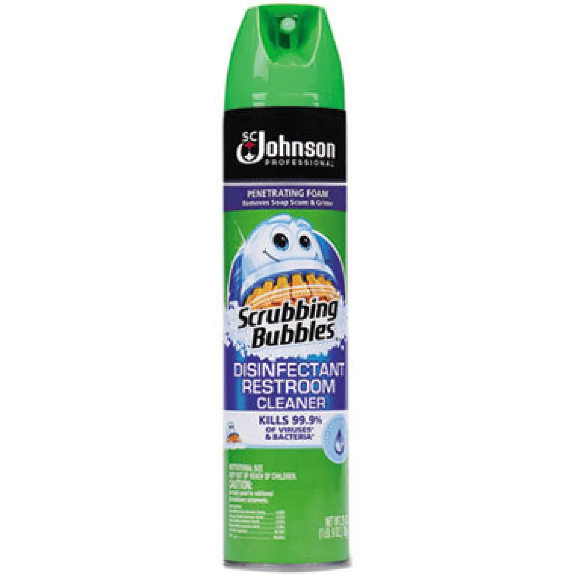 Scrubbing Bubbles® Rain Shower Scent Bathroom Cleaner (25 oz. Aerosol Cans) - Case of 12