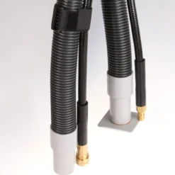 15' Self Contained Carpet Extractor Hose Set w/ Adaptor Plate