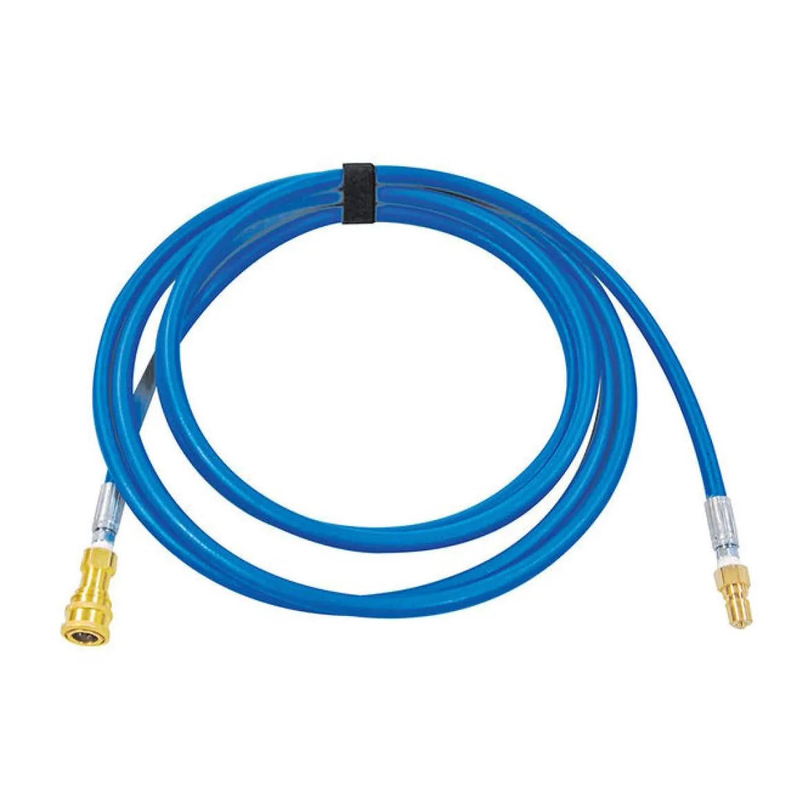 15' Solution Line w/ 1 Male & 1 Female Quick Disconnect (#80-8007-A) for Sandia Carpet Extractors - 1200 PSI Max