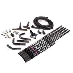 SpaceVac Interior Overhead Vacuuming & Cleaning System w/ 8 Piece Attachment Kit (Reaches 25')