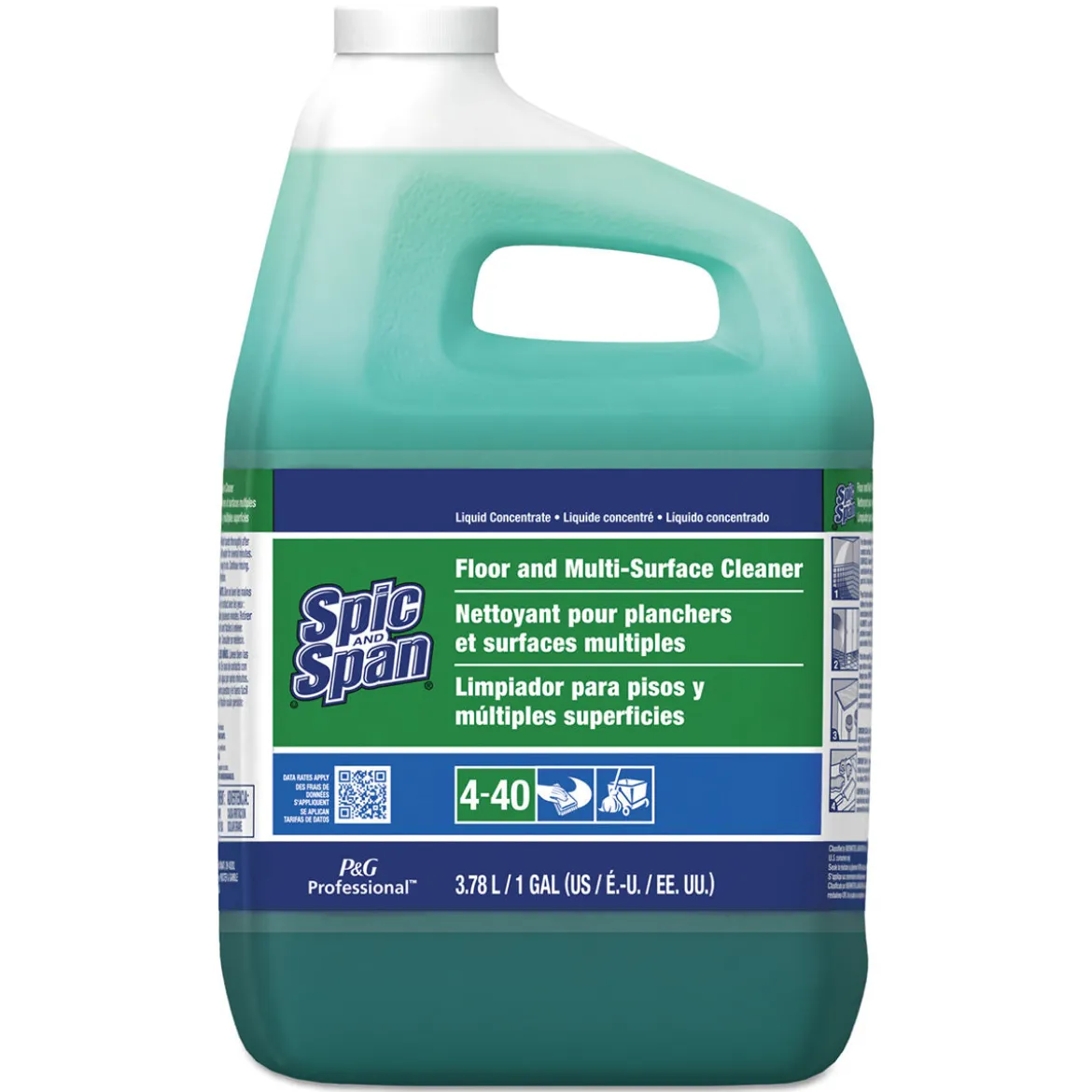 Spic & Span® Fresh Scent Floor Cleaner (1 Gallon Bottles) - Case of 3