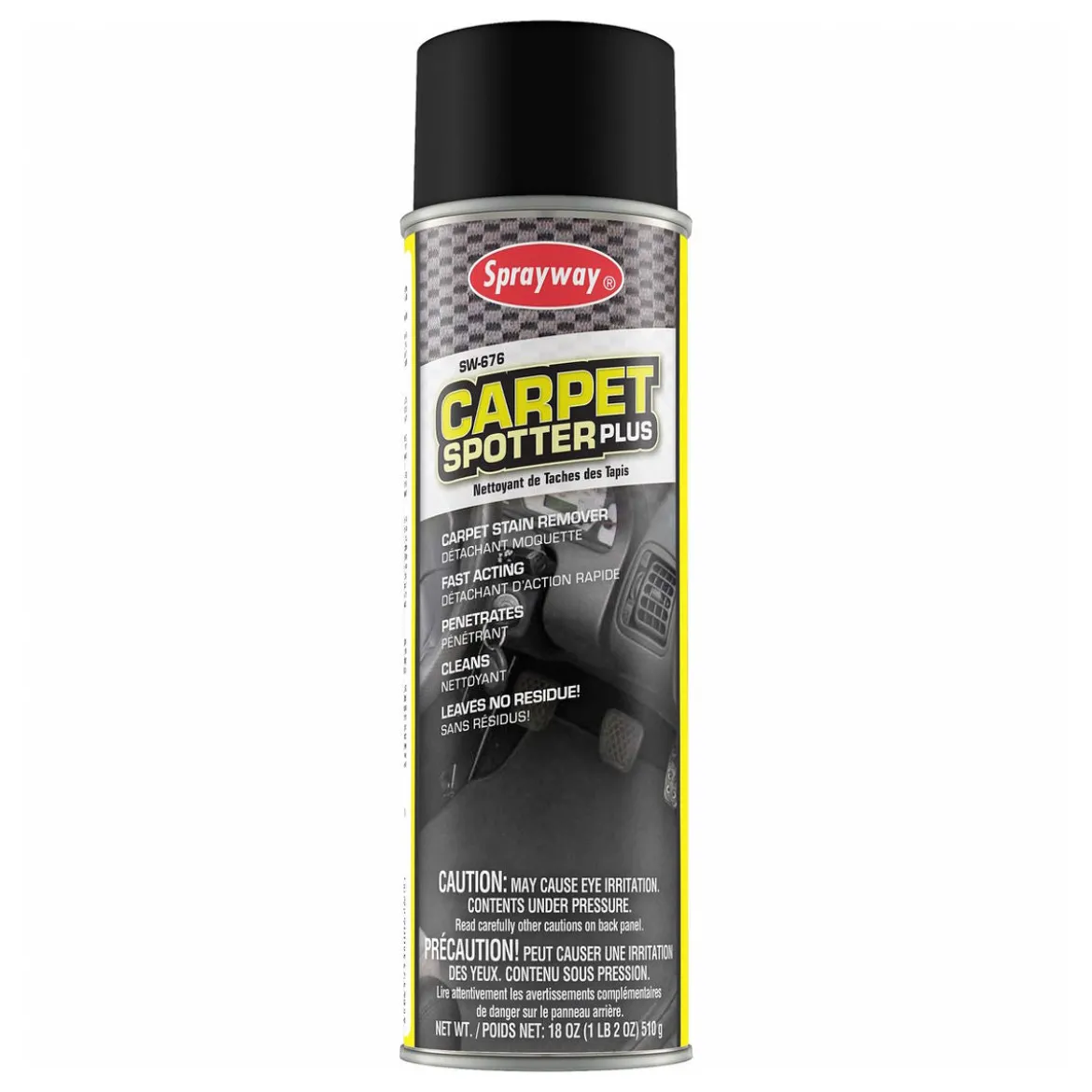 Sprayway® Carpet Spotter Plus Stain Remover (18 oz Aerosol Cans) - Case of 12