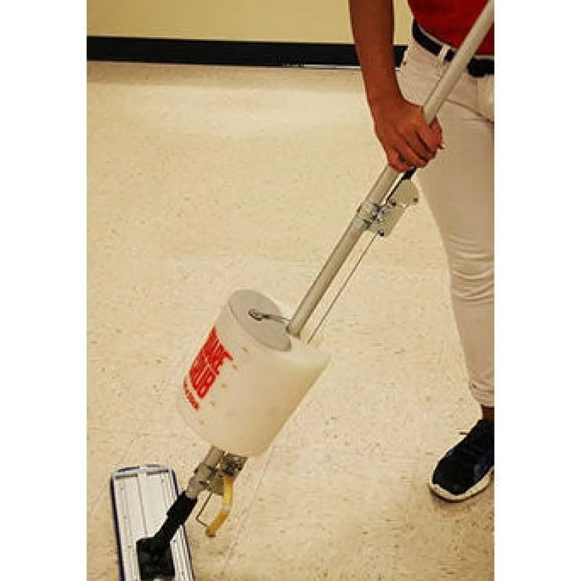 Square Scrub Bucket on a Stick Floor Finish Applicator (18" or 24" Head)