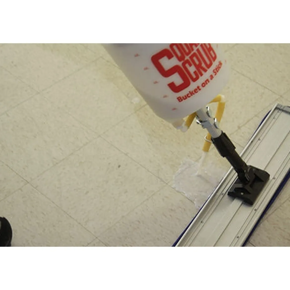 Square Scrub Bucket on a Stick Floor Finish Applicator (18" or 24" Head)