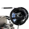 Steel Eagle® Non-Swivel 3/8" x 100' Pressure Washer Hose Reel w/ Vertical Arm Mount