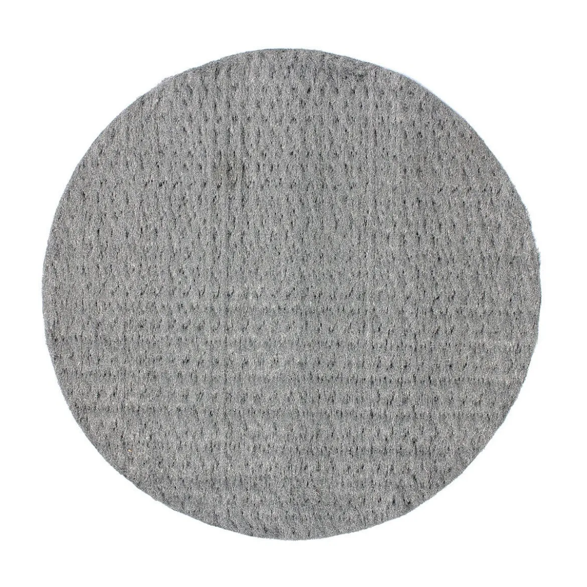 20" Texsteel Pressed Steel Wool Floor Pads (#0000 - #3 Grades) - Case of 12