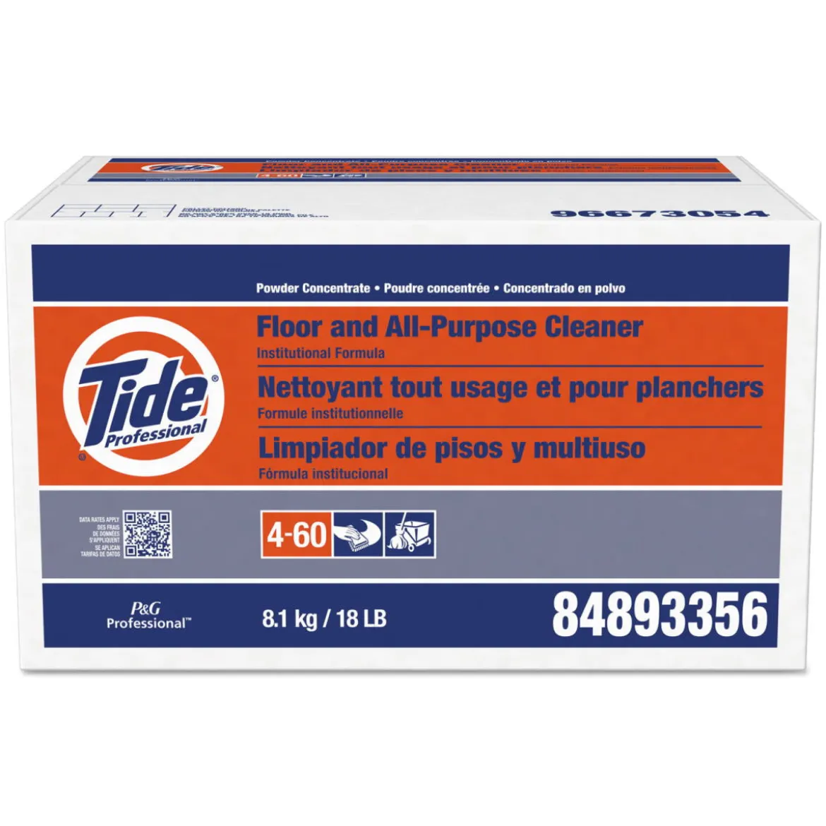 Tide® Powder Concentrate Floor & All-Purpose Powder Cleaner Institutional Formula (18 lb Box)