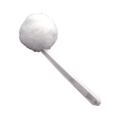 Tolco® Deluxe 12” White Toilet Bowl Mop Brush