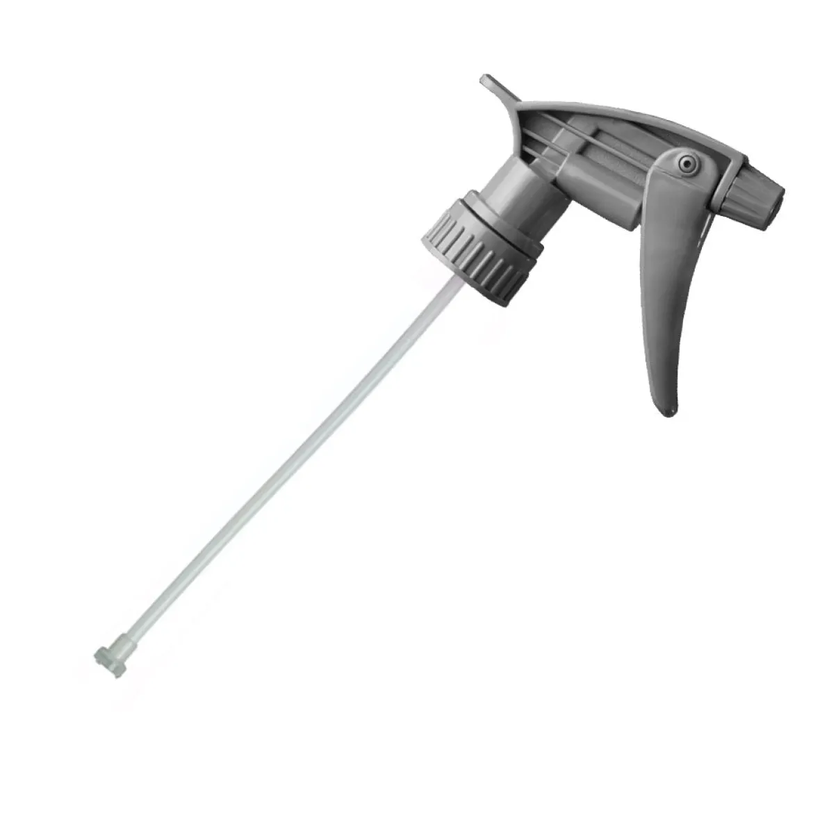 Tolco® Model 320CR™ Chemical Resistant Grey 9.5” Trigger Sprayer for Quart Bottles (#110542)