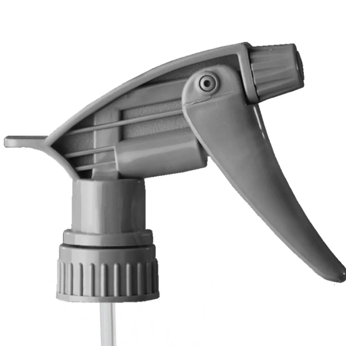 Tolco® Model 320CR™ Chemical Resistant Grey 9.5” Trigger Sprayer for Quart Bottles (#110542)