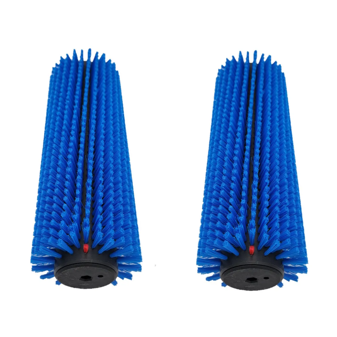 Tornado® 13" Blue Stiff Bristle Heavy Duty Floor Scrubbing Brushes (#93122.1) for the 'Vortex 13' CRB Scrubber - Pack of 2