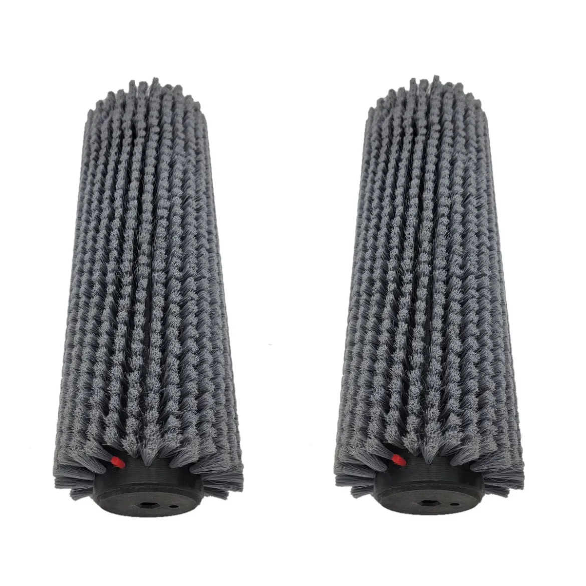 Tornado® 13" Gray Soft Bristle Cylindrical Floor Scrubbing Brushes (#93121.1) for the 'Vortex 13' CRB Scrubber - Pack of 2