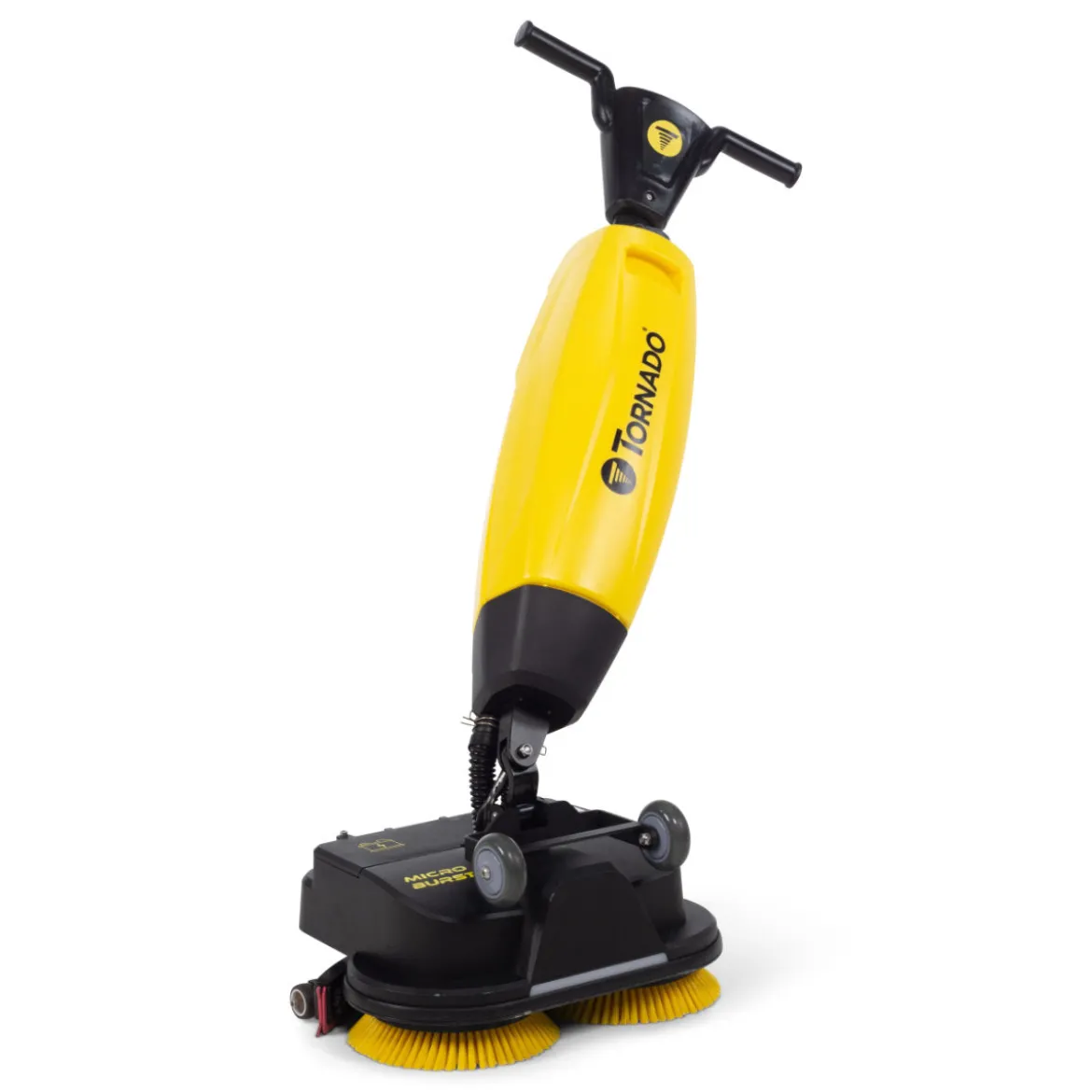 Tornado® Microburst Ultra-Compact 17" Floor Scrubber w/ Brushes & Charger (Battery Sold Separately) - 1.3 Gallons