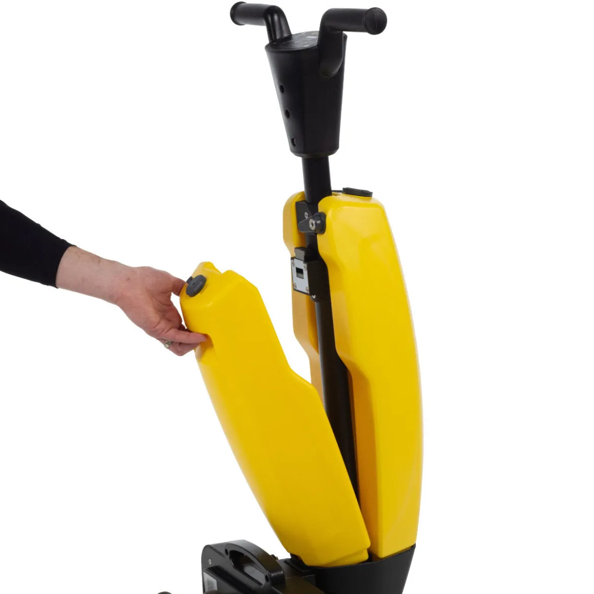 Tornado® Microburst Ultra-Compact 17" Floor Scrubber w/ Brushes & Charger (Battery Sold Separately) - 1.3 Gallons
