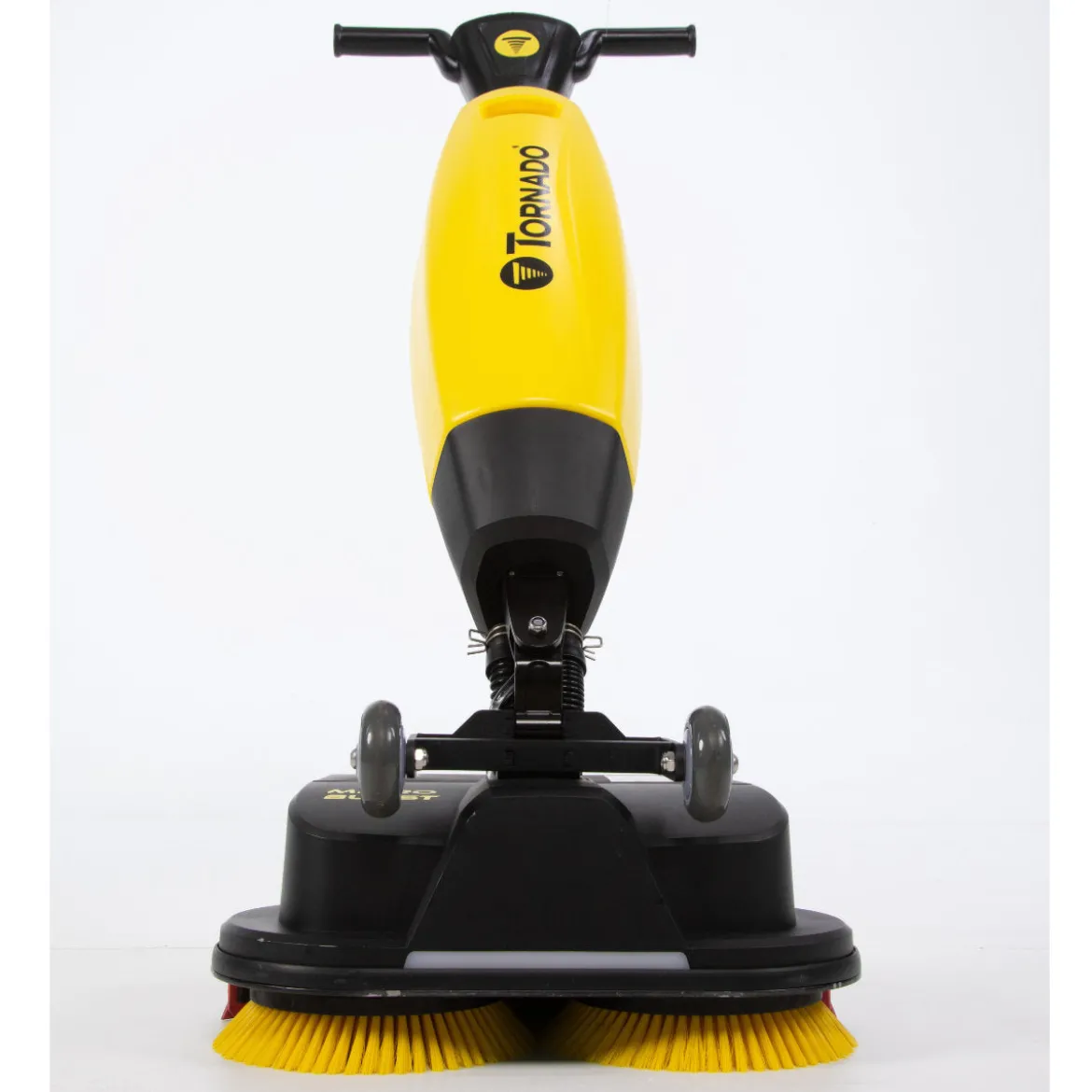 Tornado® Microburst Ultra-Compact 17" Floor Scrubber w/ Brushes & Charger (Battery Sold Separately) - 1.3 Gallons
