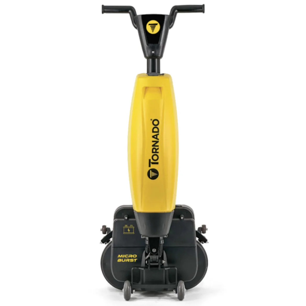 Tornado® Microburst Ultra-Compact 17" Floor Scrubber w/ Brushes & Charger (Battery Sold Separately) - 1.3 Gallons