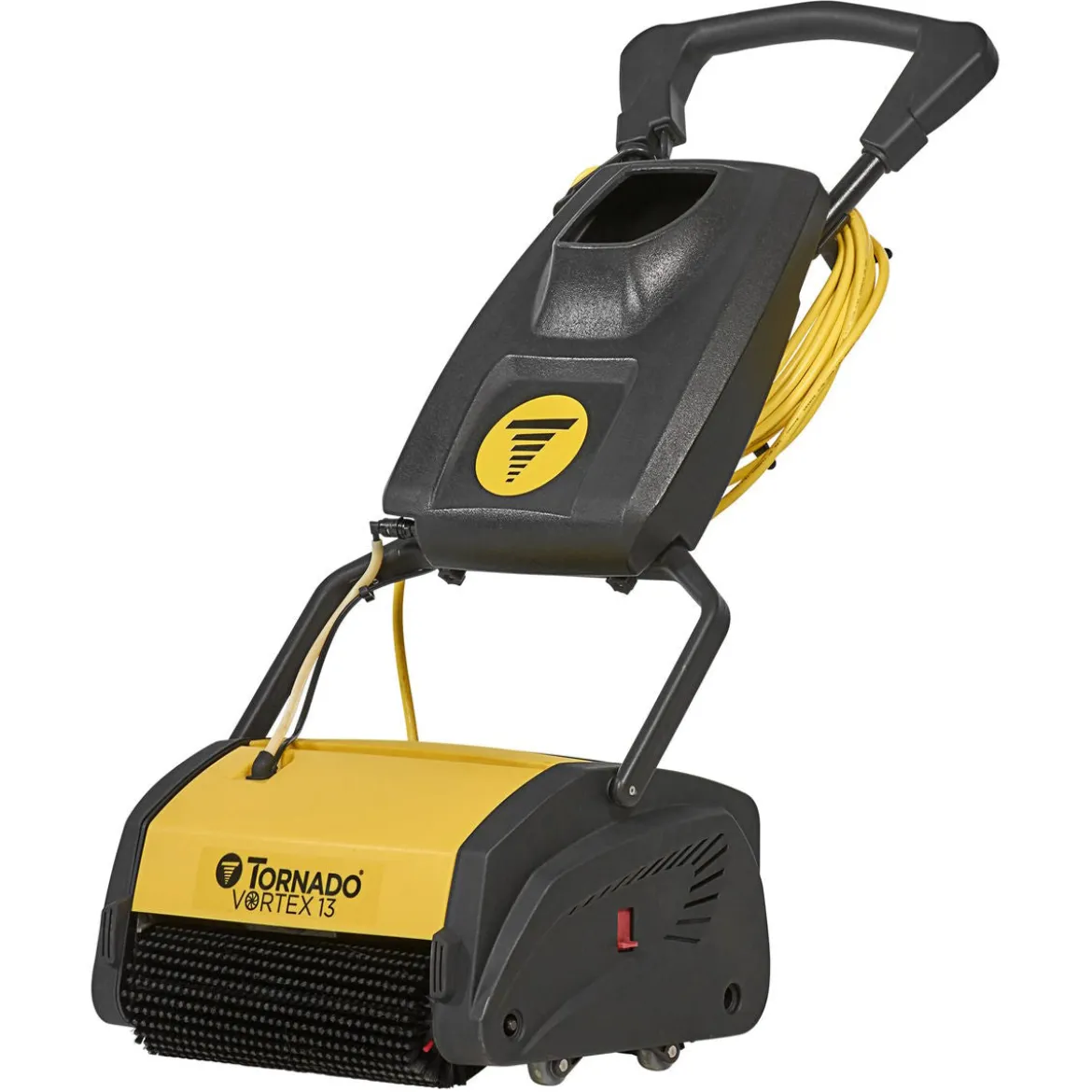 Tornado® 'Vortex 13' Counter-Rotating Brush (CRB) Floor Scrubber w/ Brushes - 1 Gallon