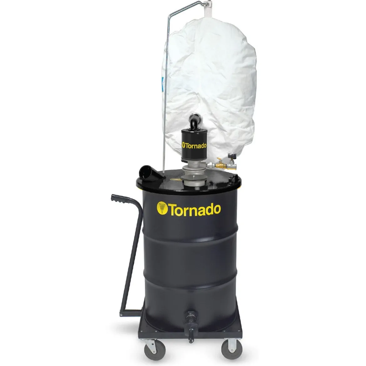 Tornado® Wet & Dry Single External Filter Vacuum - Air Powered