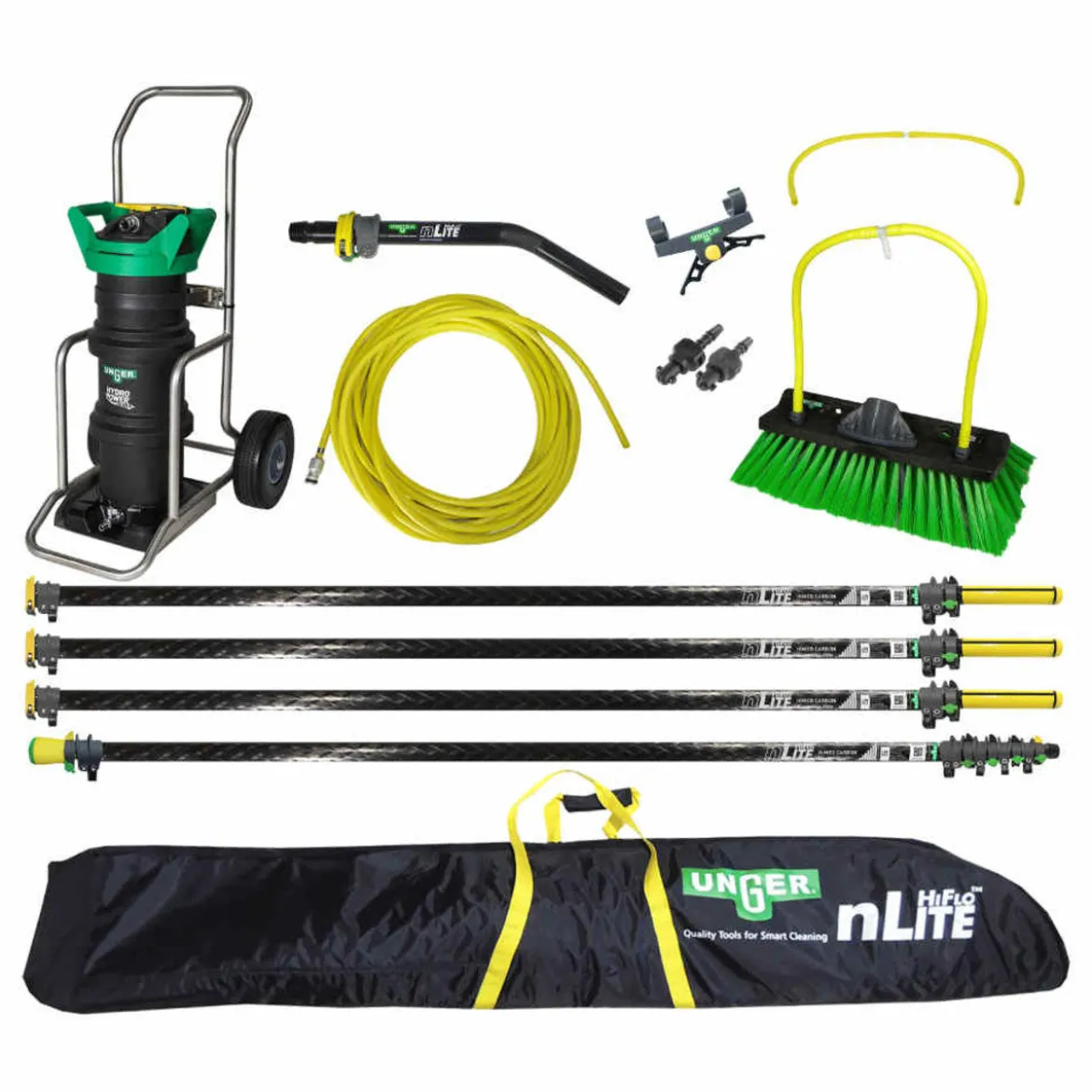 Unger® HydroPower™ Ultra PureWater Window Washing Kits