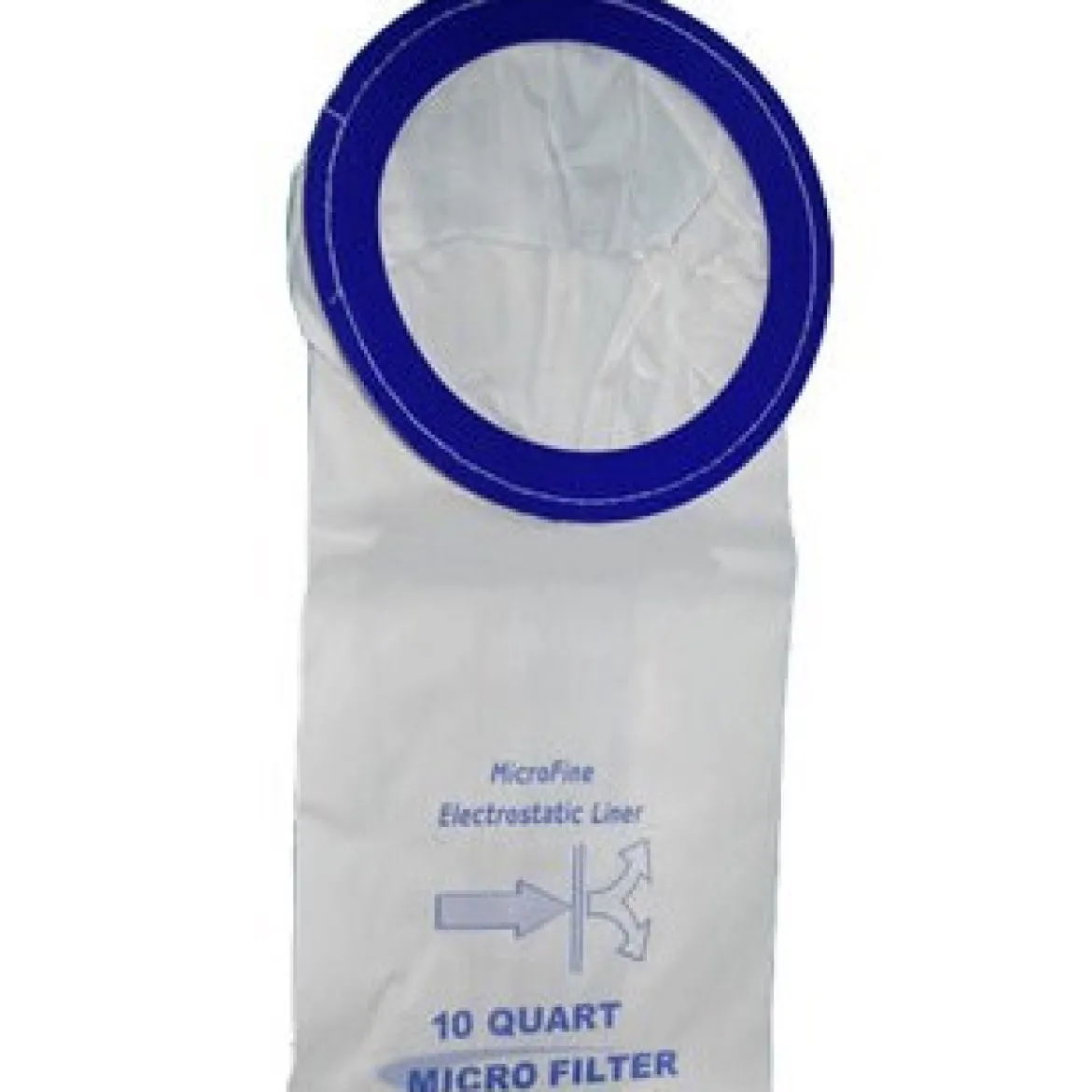 Universal 10 Qt. Backpack Vacuum Replacement Bags - Pack of 10
