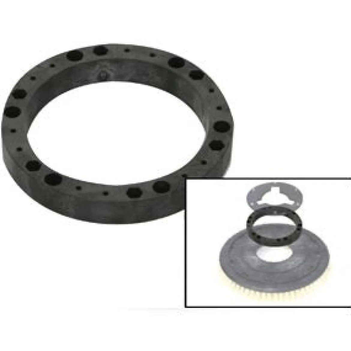 Universal 1" Riser (#6RR) for Floor Buffer Brushes & Pad Drivers