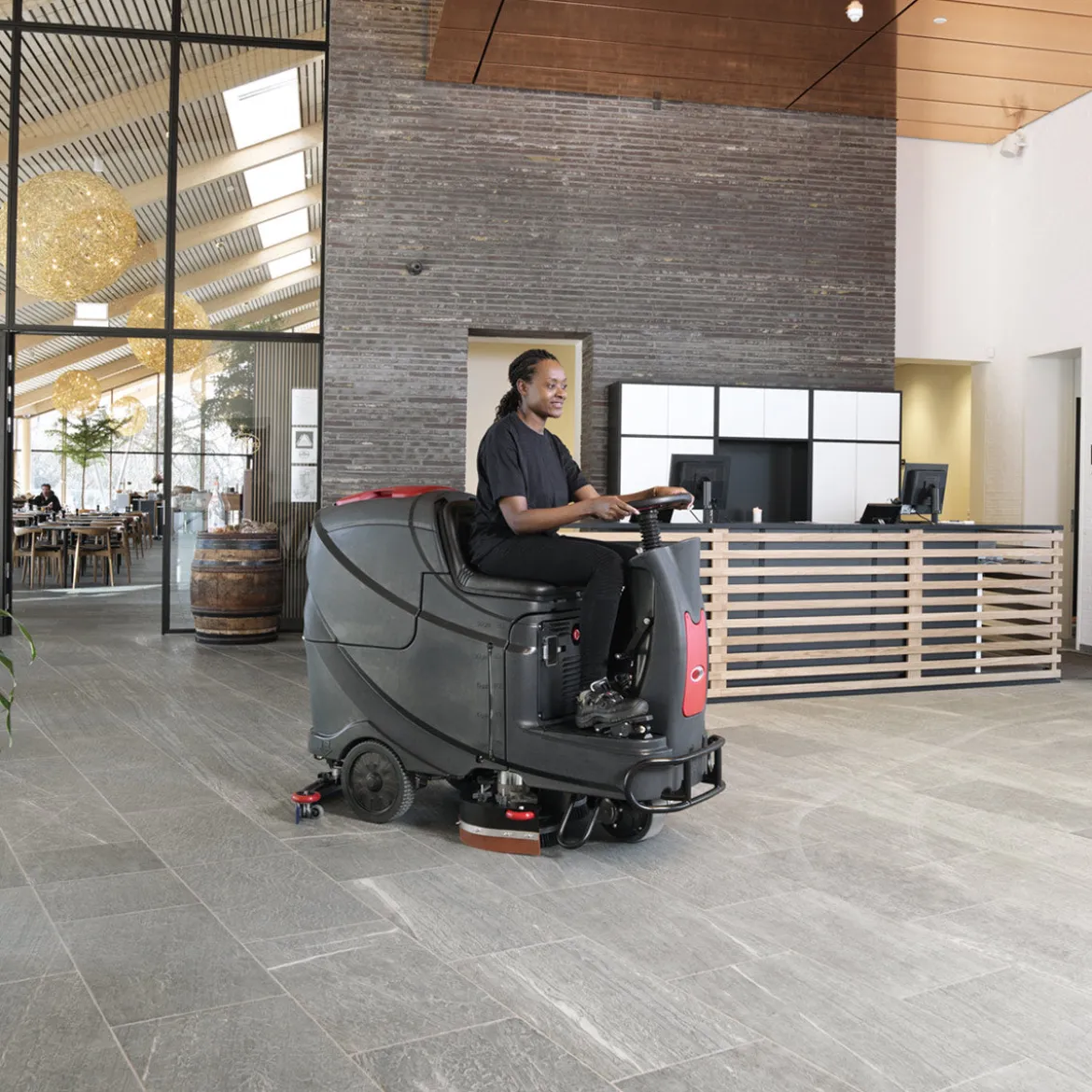Viper AS850R 32" Rider Automatic Floor Scrubber - 32 Gallons